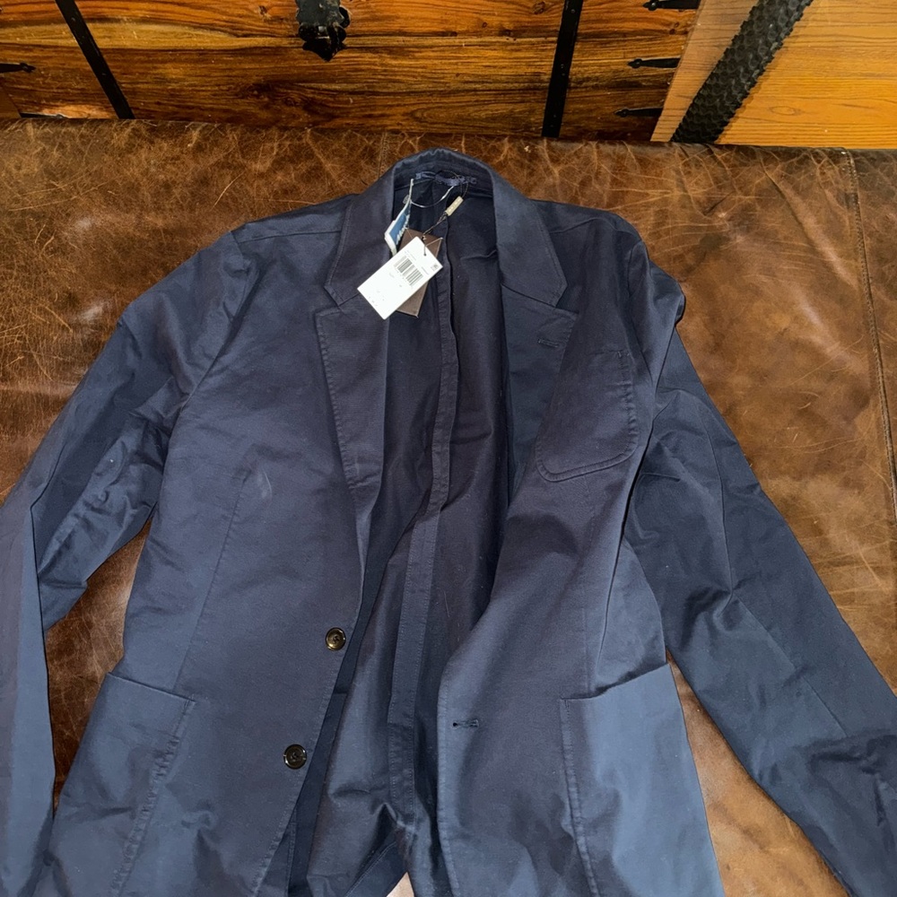 Michael Kors Men's Navy Midnight Two-Button Blazer Jacket Brand New Size Medium